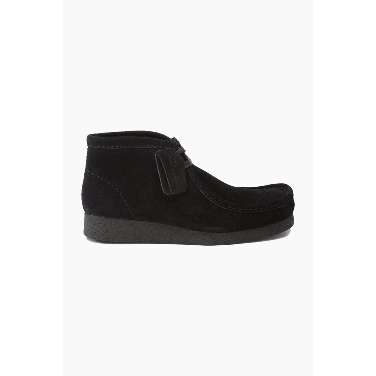 Wallabee Boot - Black Suede - Clarks - Sort 39