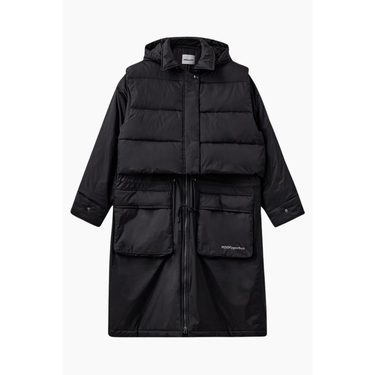 Warm Rain Jacket - Black - H2O Fagerholt - Sort S