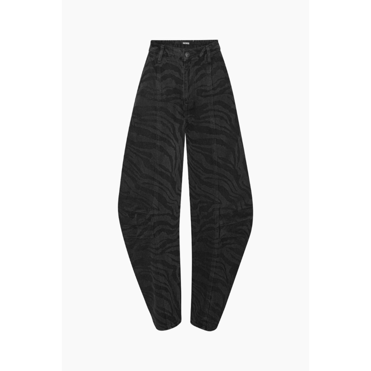 Zebra Twill Cargo Pants - Black Washed - ROTATE - Sort M