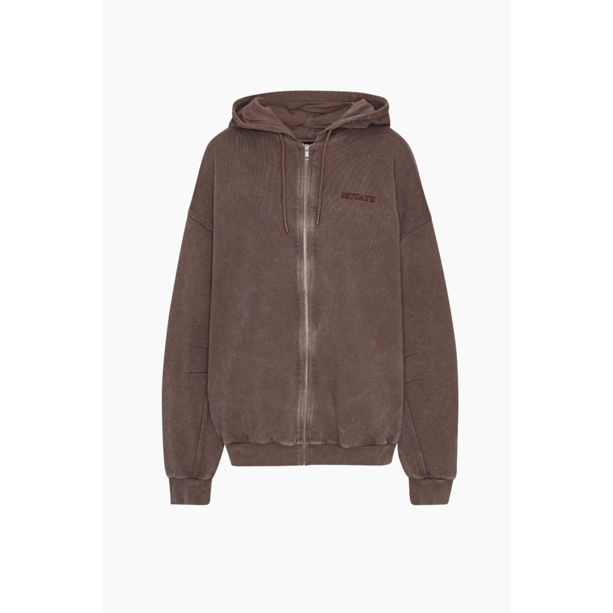 Oversized Sweat Hoodie - Mustang - ROTATE - Brun L