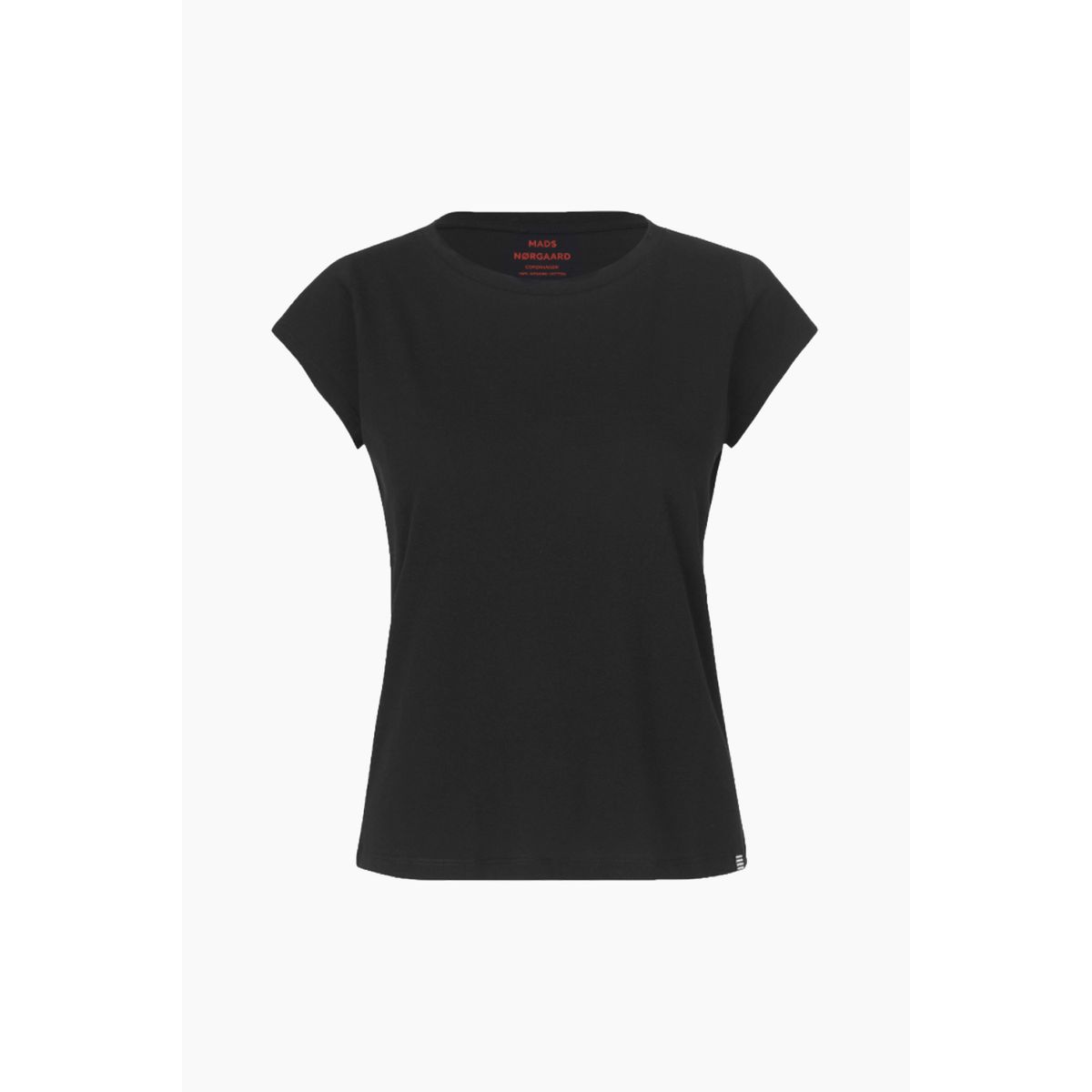 Organic Jersey Teasy Tee - Black - Mads Nørgaard - Sort XL