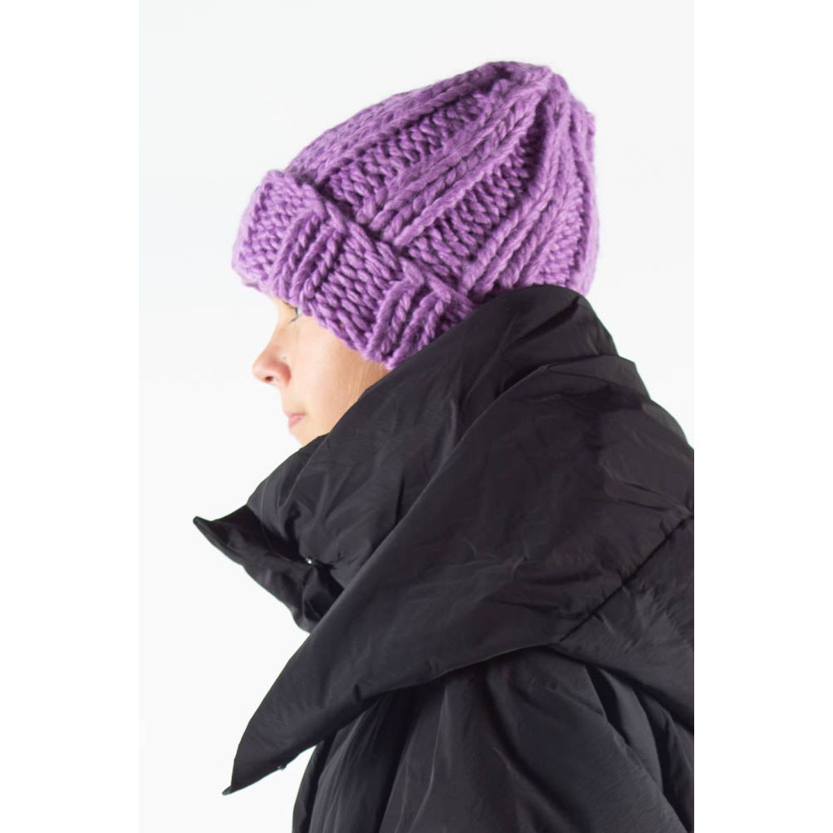 Agathe Beanie - Purple - irréel - Lilla One Size