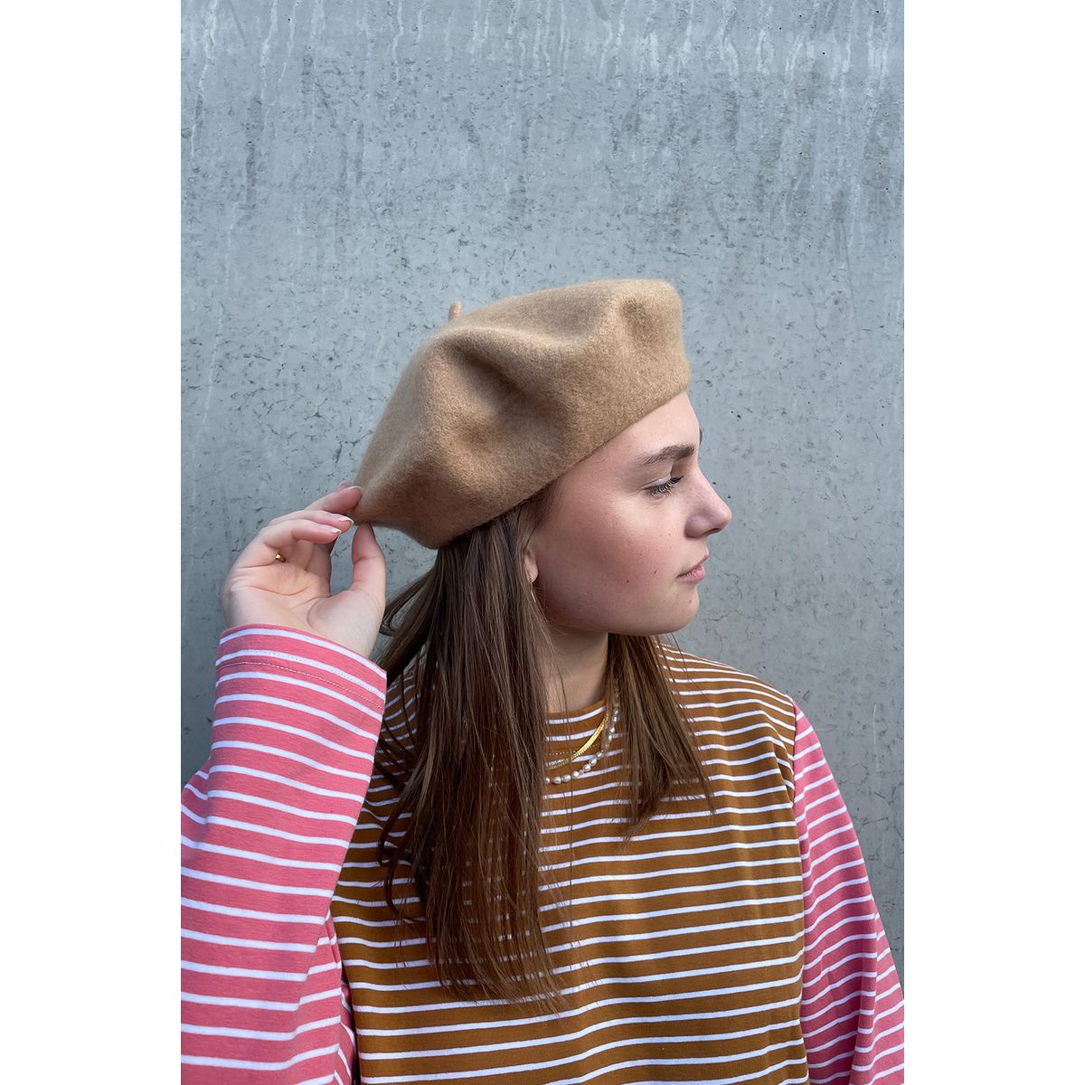 Candice Beret - Camel - irréel - Camel One Size