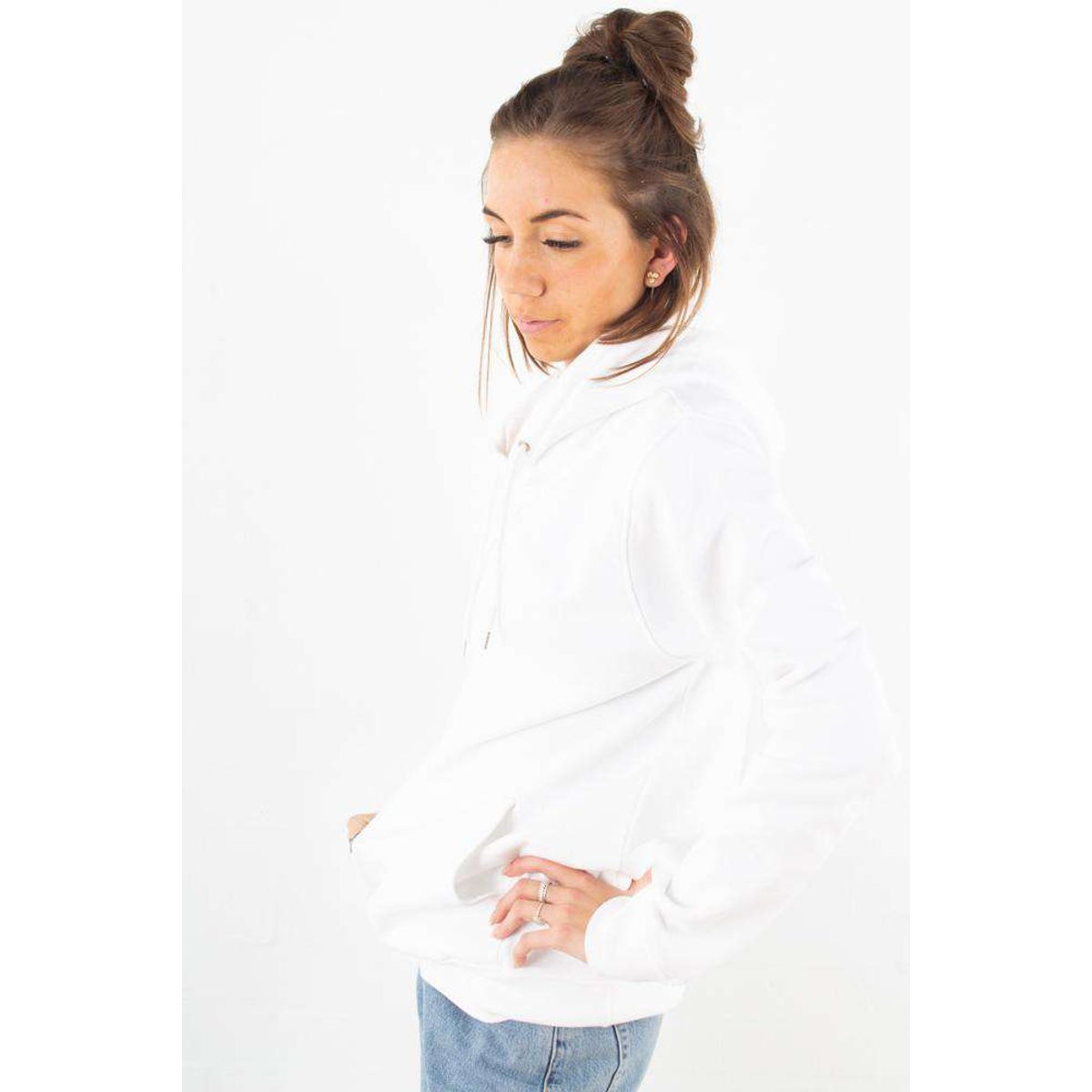 Classic Organic Hood - Optical White - Colorful Standard - Hvid XL