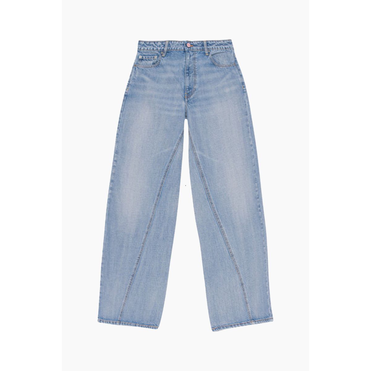 Jozey Rigid Denim - Light Blue Vintage - GANNI - Blå 26/32