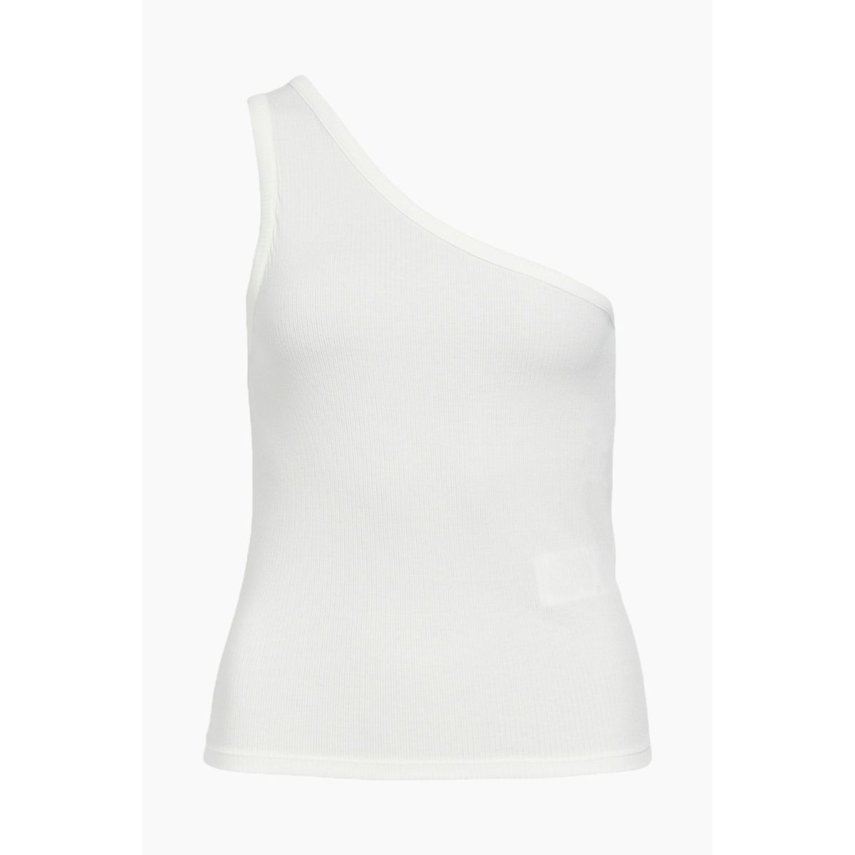 Objluca S/L One Shoulder Top - White - Object - Hvid S