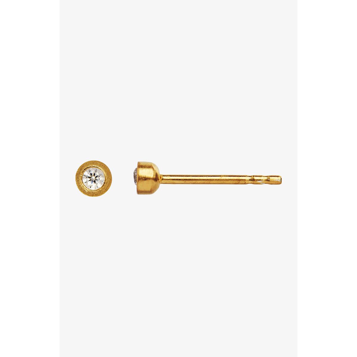 Big Dot Earring Piece - Gold - Stine A - Guld One Size