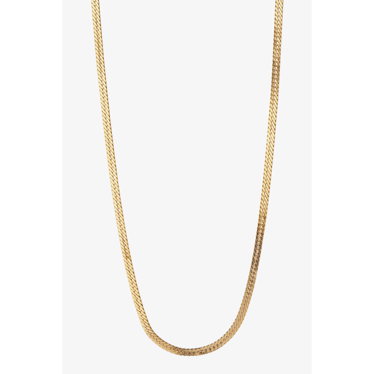 Short Snake Necklace - Gold - Stine A - Guld One Size