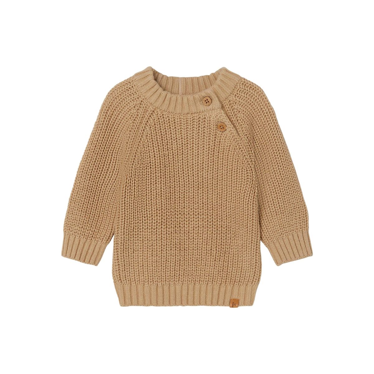 Lil Atelier Emlen Knit - Warm Sand - 56 cm