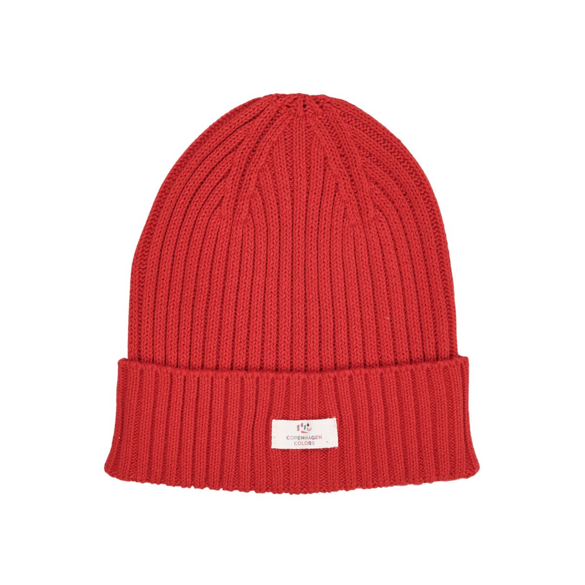 Copenhagen Colors Classic Beanie - Rød - 48-50/ 9 mdr.- 3 år