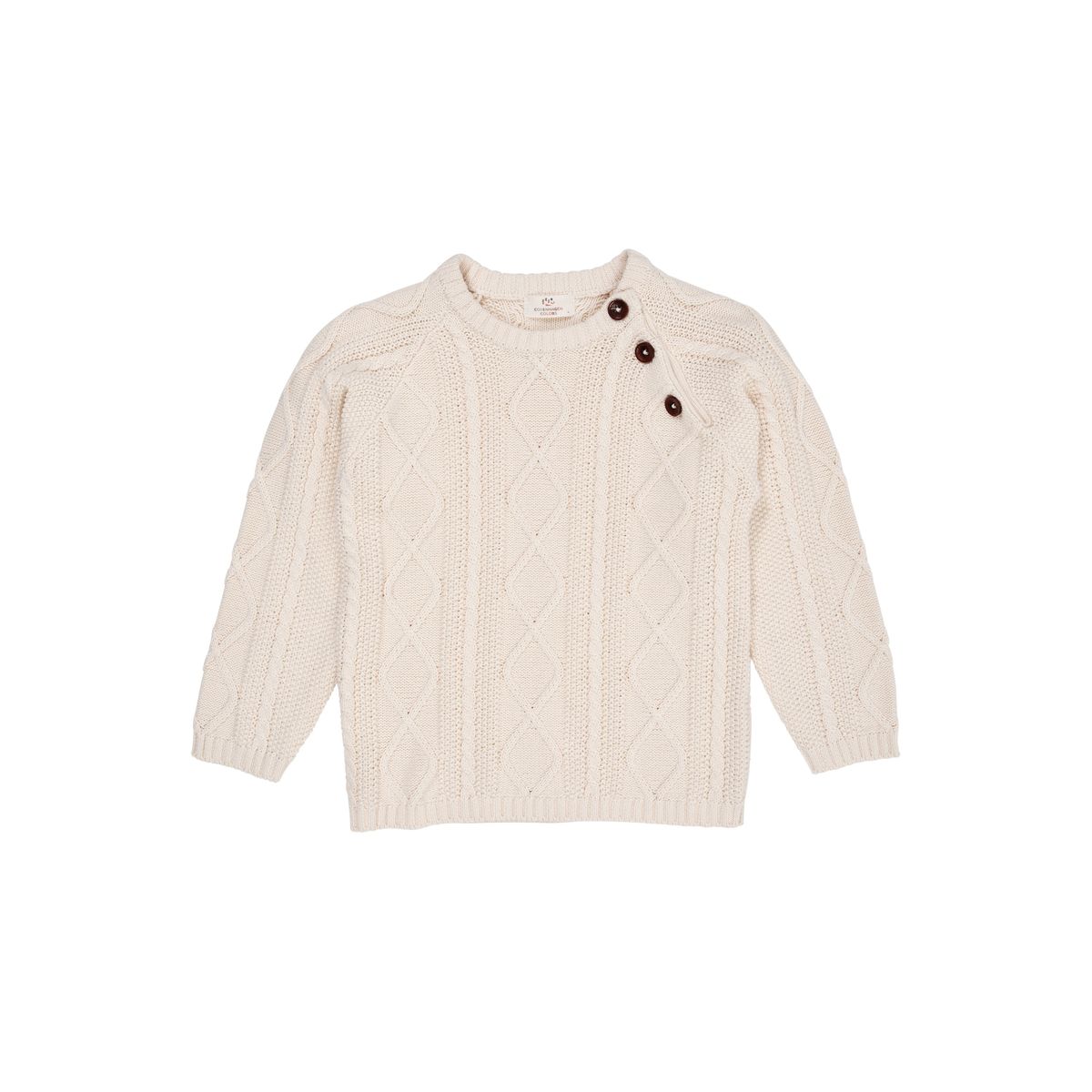 Copenhagen Colors Strik Bluse - Cream - 80 cm