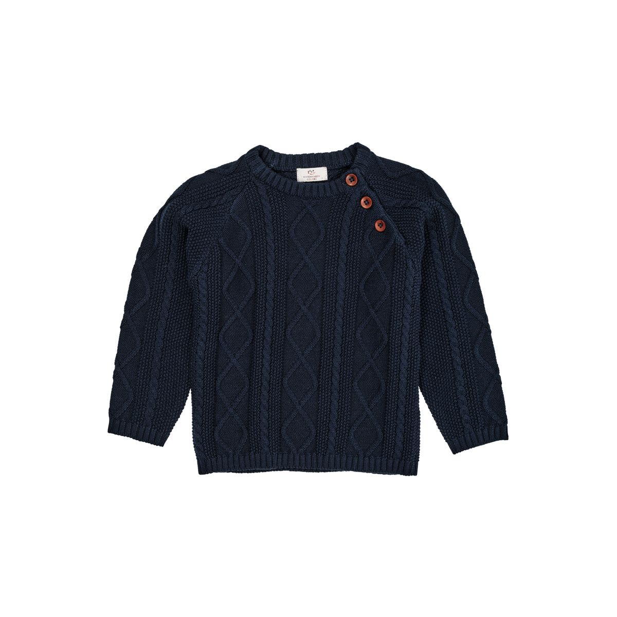 Copenhagen Colors Strik Bluse - Navy - 80 cm