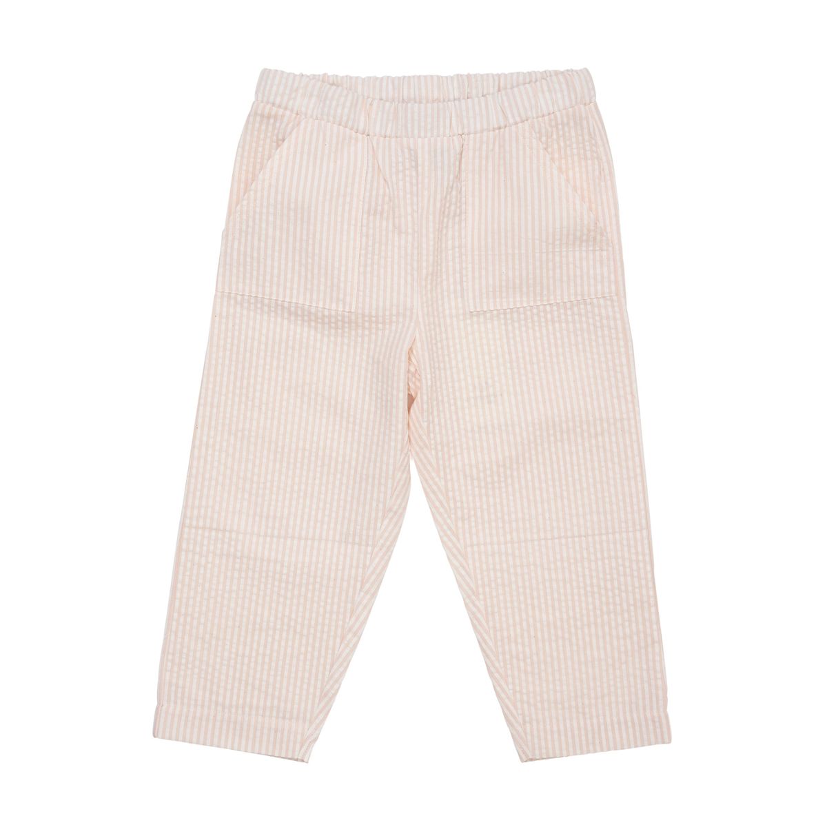 Copenhagen Colors Pants - Dusty Rose/Cream stripe - 80 cm