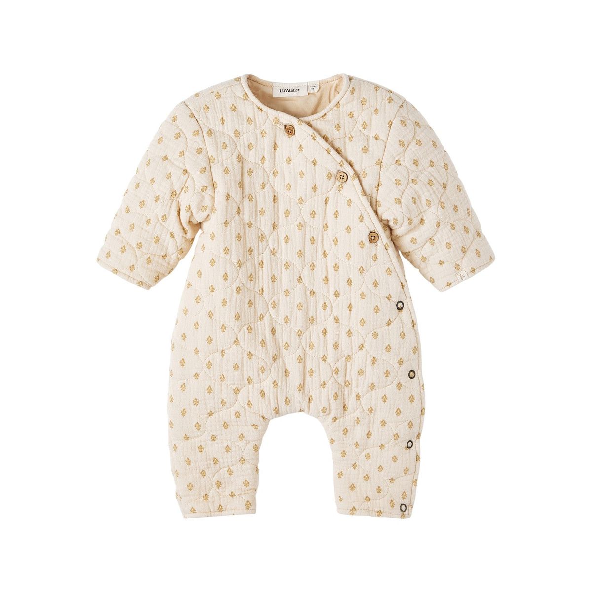 Lil Atelier Damir Baby Dragt - Fog - 50-56