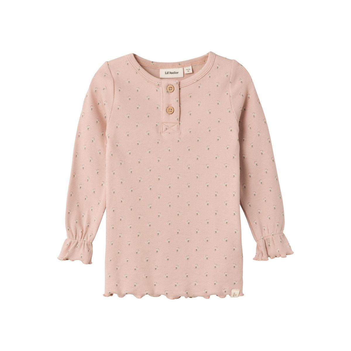 Lil Atelier Gago Fia Slim Shirt - Rose Dust - 92 cm