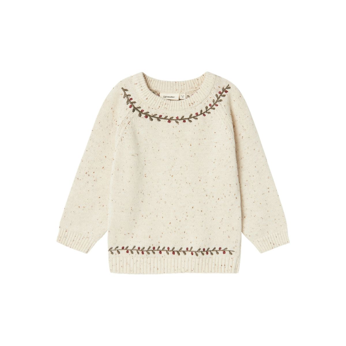 Lil Atelier Galto Rio Knit - Turtledove - 92 cm