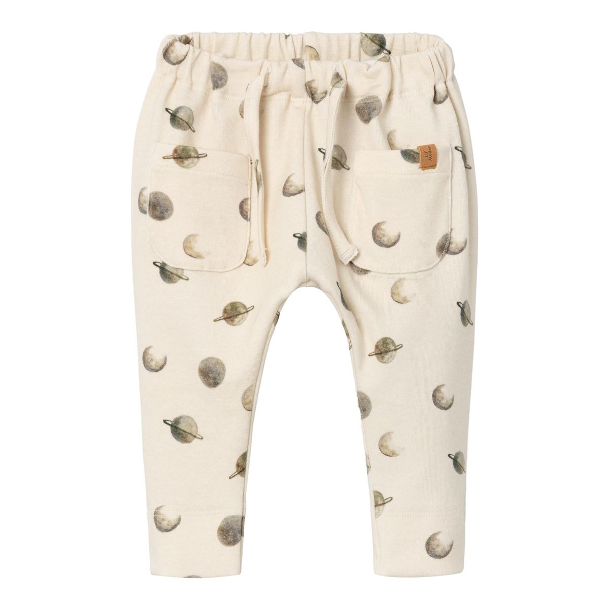 Lil Atelier Geo Loose Pant - Turtledove - 56 cm