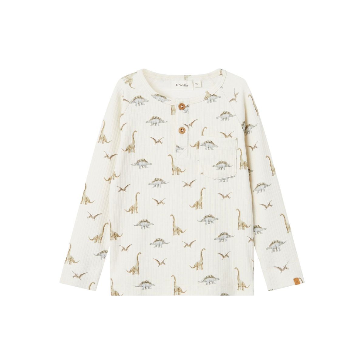 Lil Atelier Gio Bob Slim Bluse - Turtledove - 92 cm