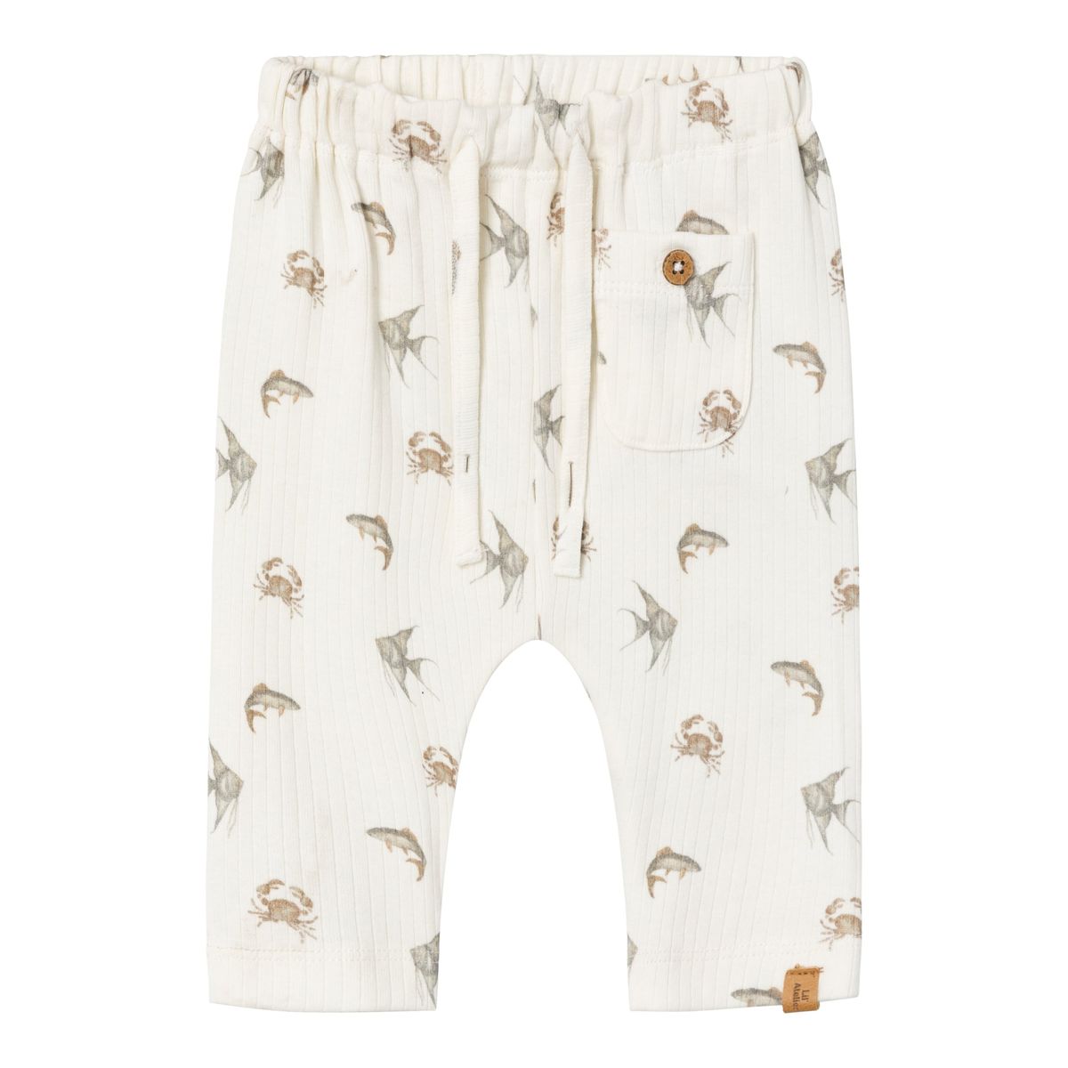 Lil Atelier Gio Loose Pant - Coconut Milk Crab - 56 cm