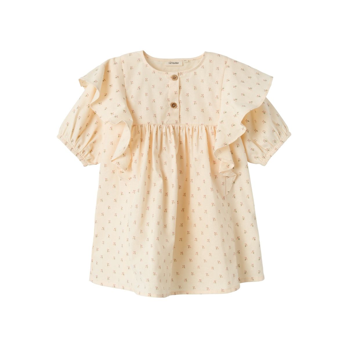 Lil Atelier Famaja Loose Dress - Turtledeove - 92 cm