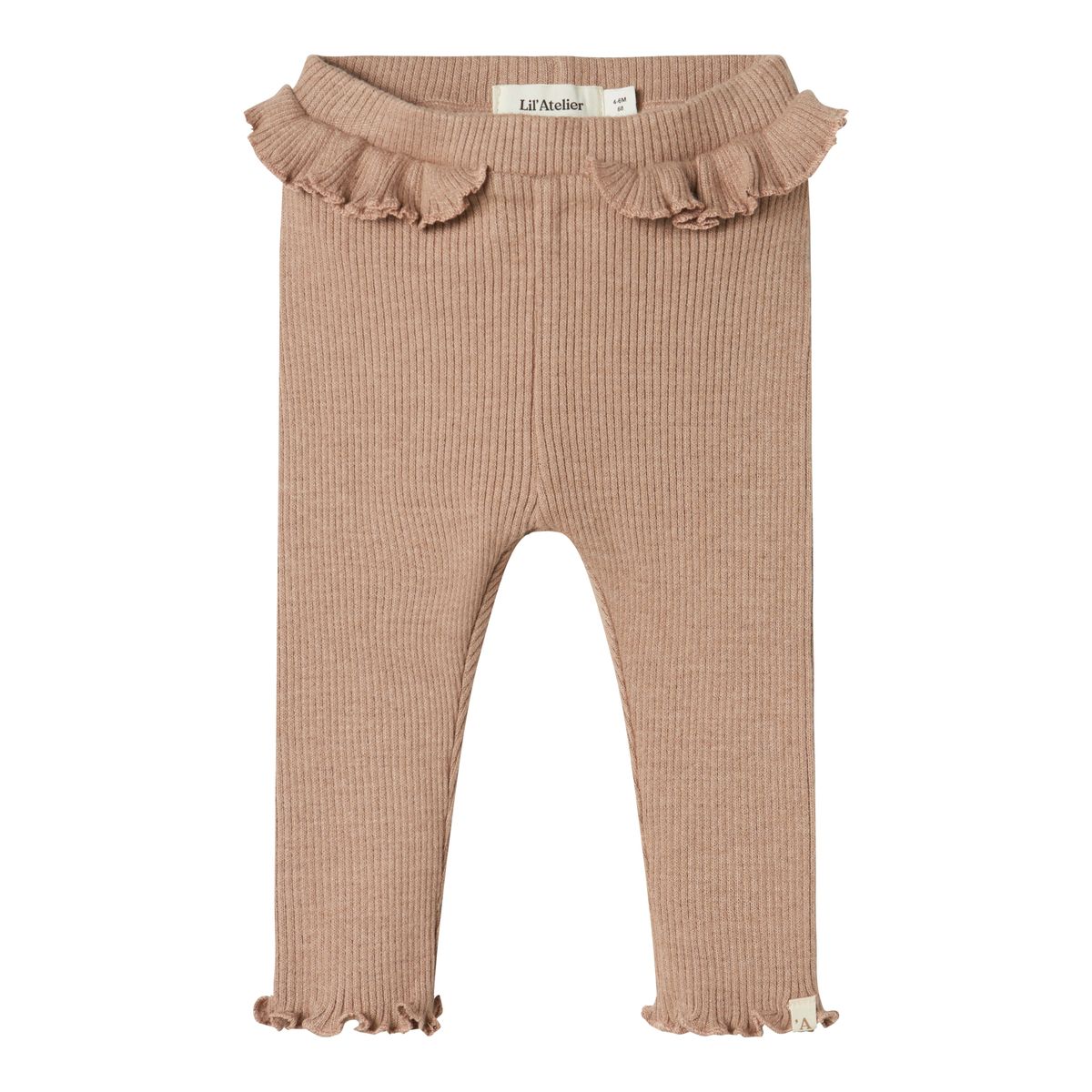 Lil Atelier Sophia Sia Leggings - Rugby Tan - 56 cm