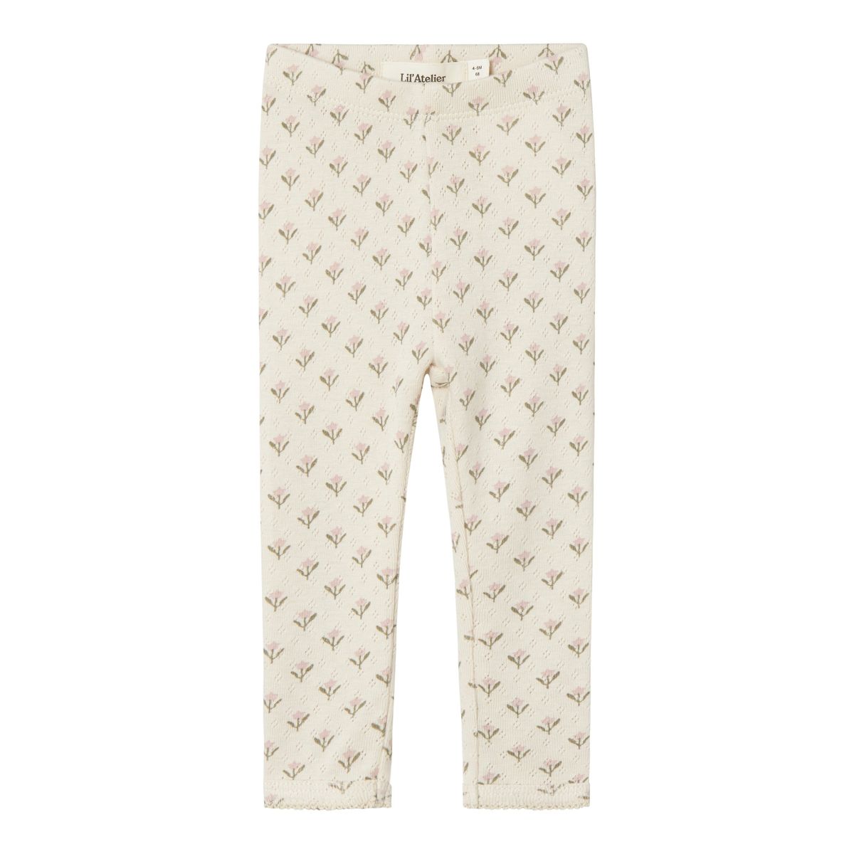 Lil Atelier Rachello Doa Slim Leggings - Turtledove - 56 cm