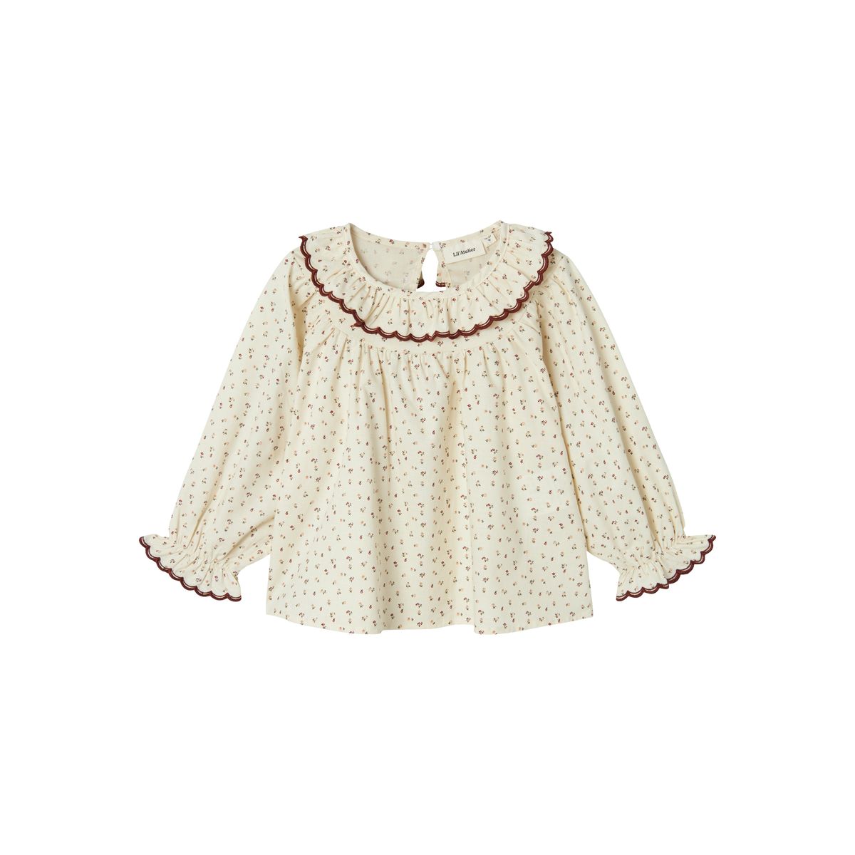 Lil Atelier Rasia Loose Shirt - Turtledove - 92 cm