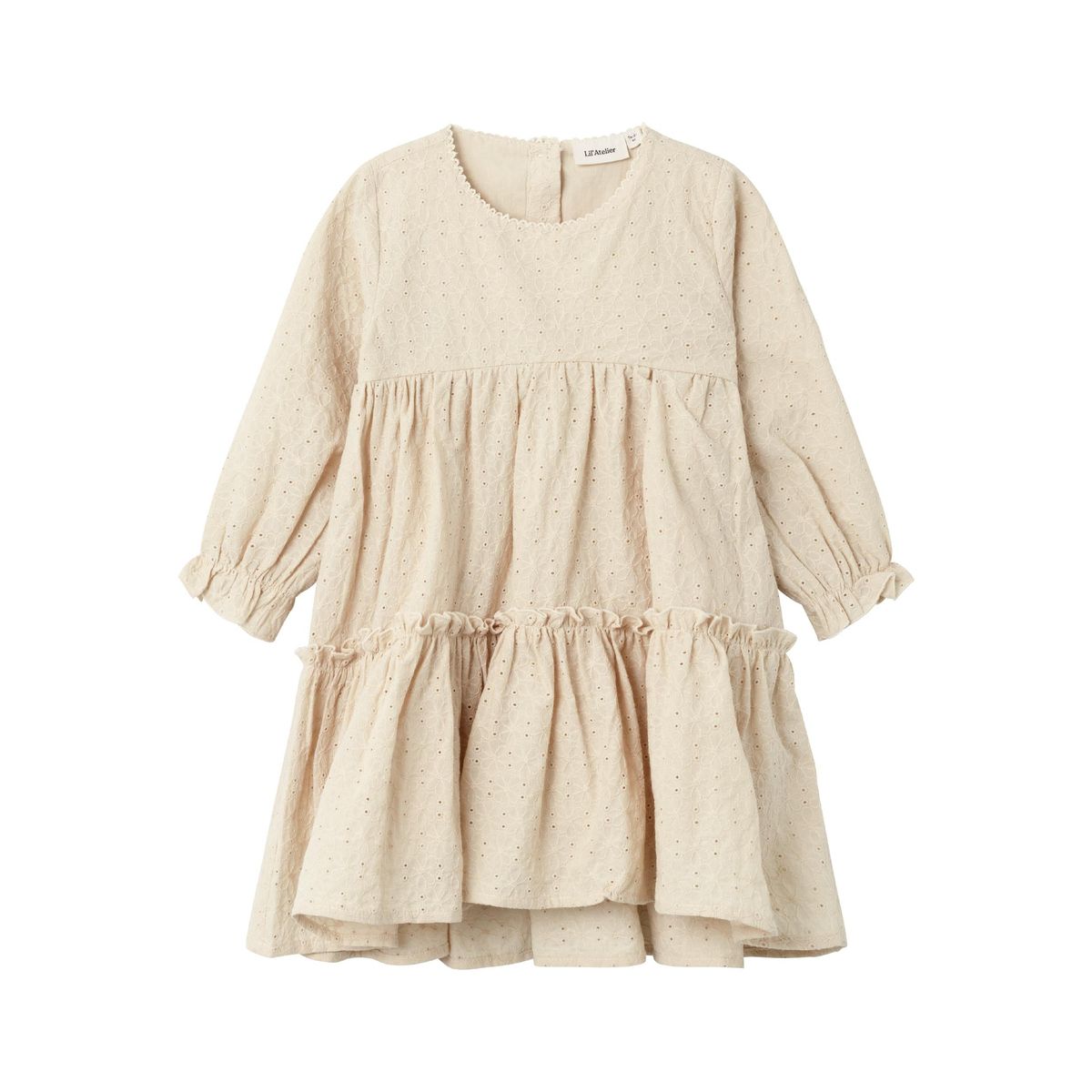 Lil Atelier Rumina Dress - Wood Ash - 92 cm