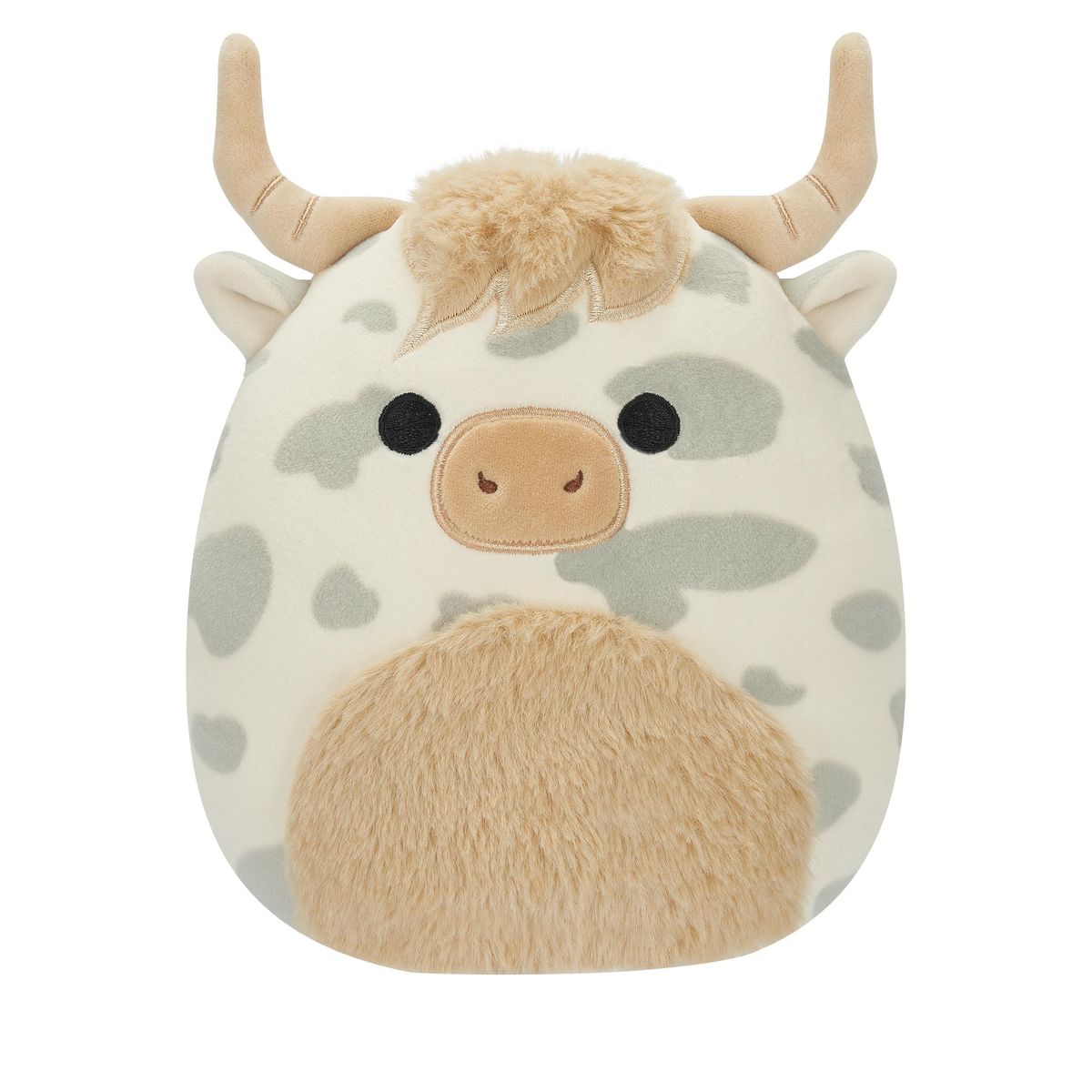 Squishmallows - Borsa the Grey Spotted Highland Cow 19 cm