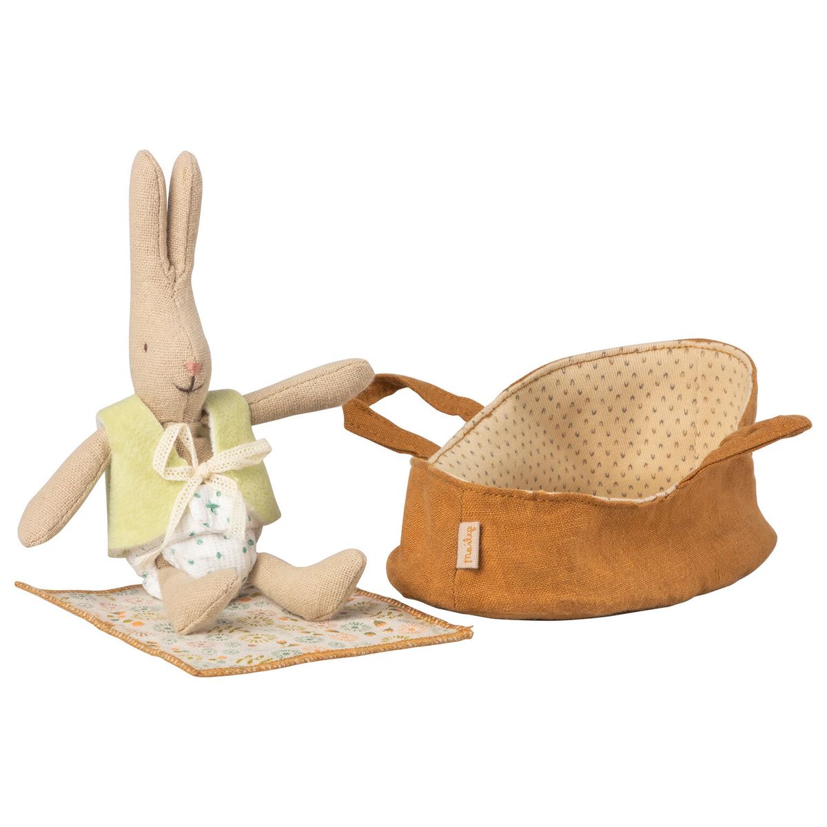 Maileg Micro Rabbit / Kanin med Babylift