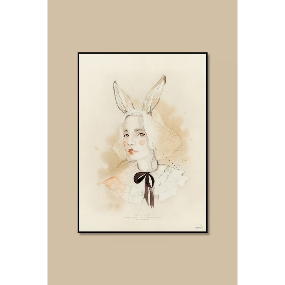 Lady Ivory Plakat 50x70 cm - Mrs. Mighetto