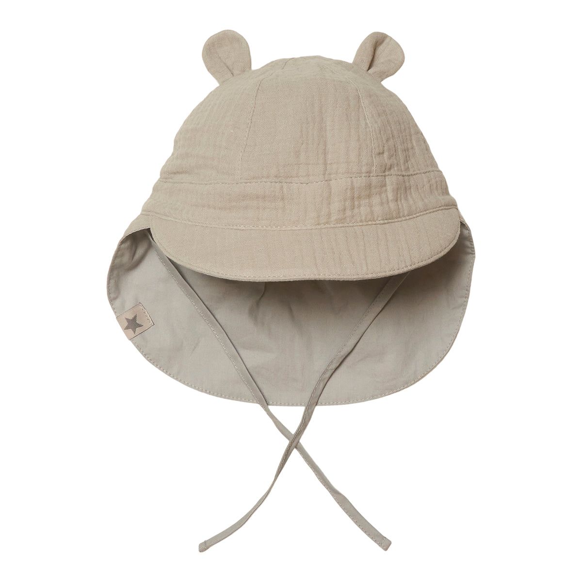 Huttelihut Summerhat Reverse Muslin Safari - Skye - 3-6 mdr.