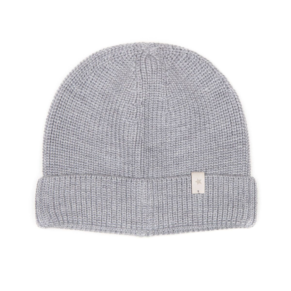 Huttelihut Street Beanie Merino Light Grey - 2-4 år