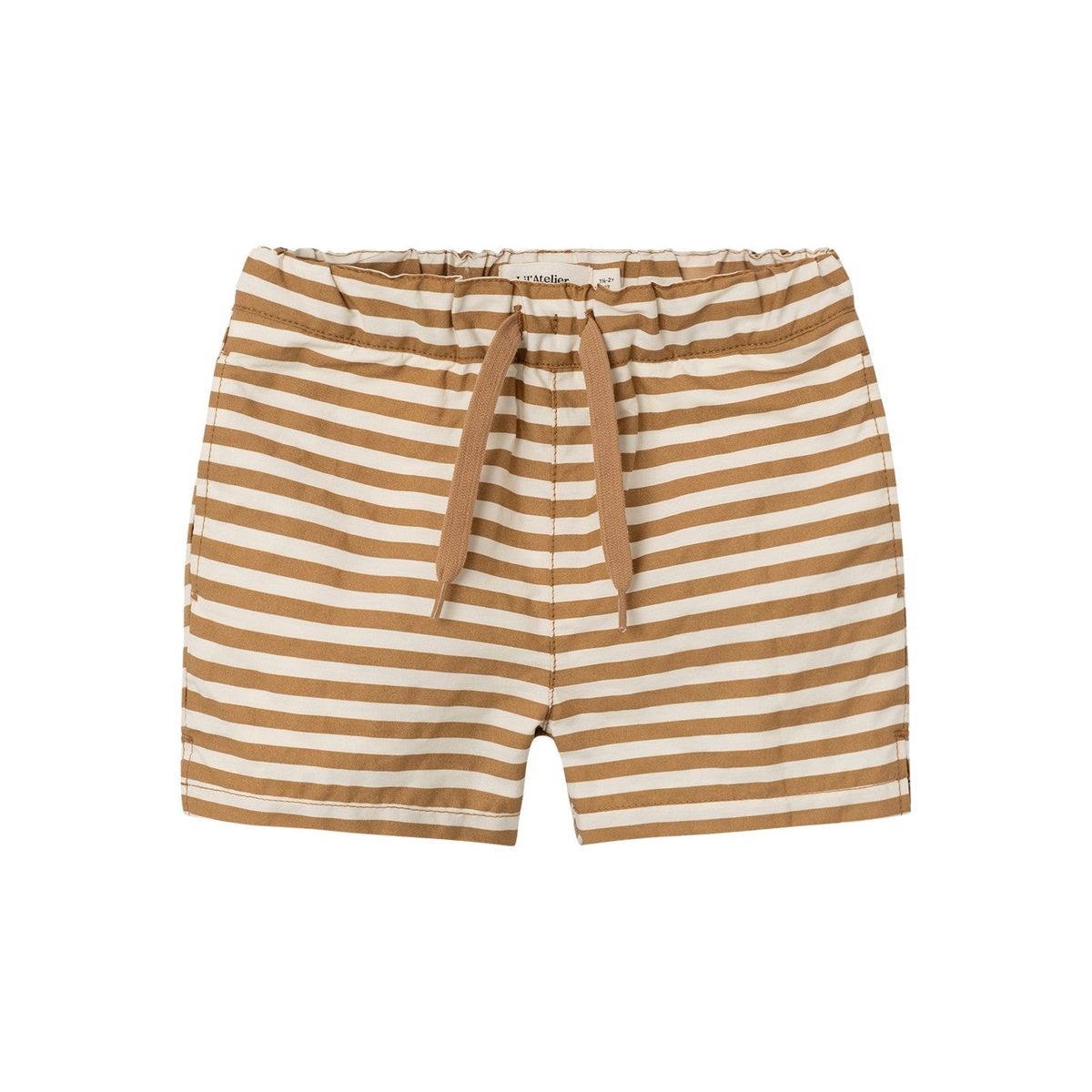 Lil Atelier Fandy Badeshorts - Chipmunk - 92 cm