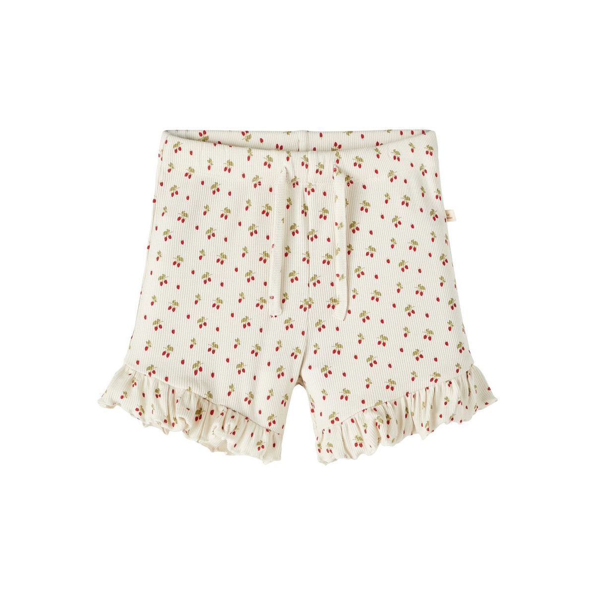 Lil Atelier Gago Shorts med Jordbær - Turtledove - 92 cm