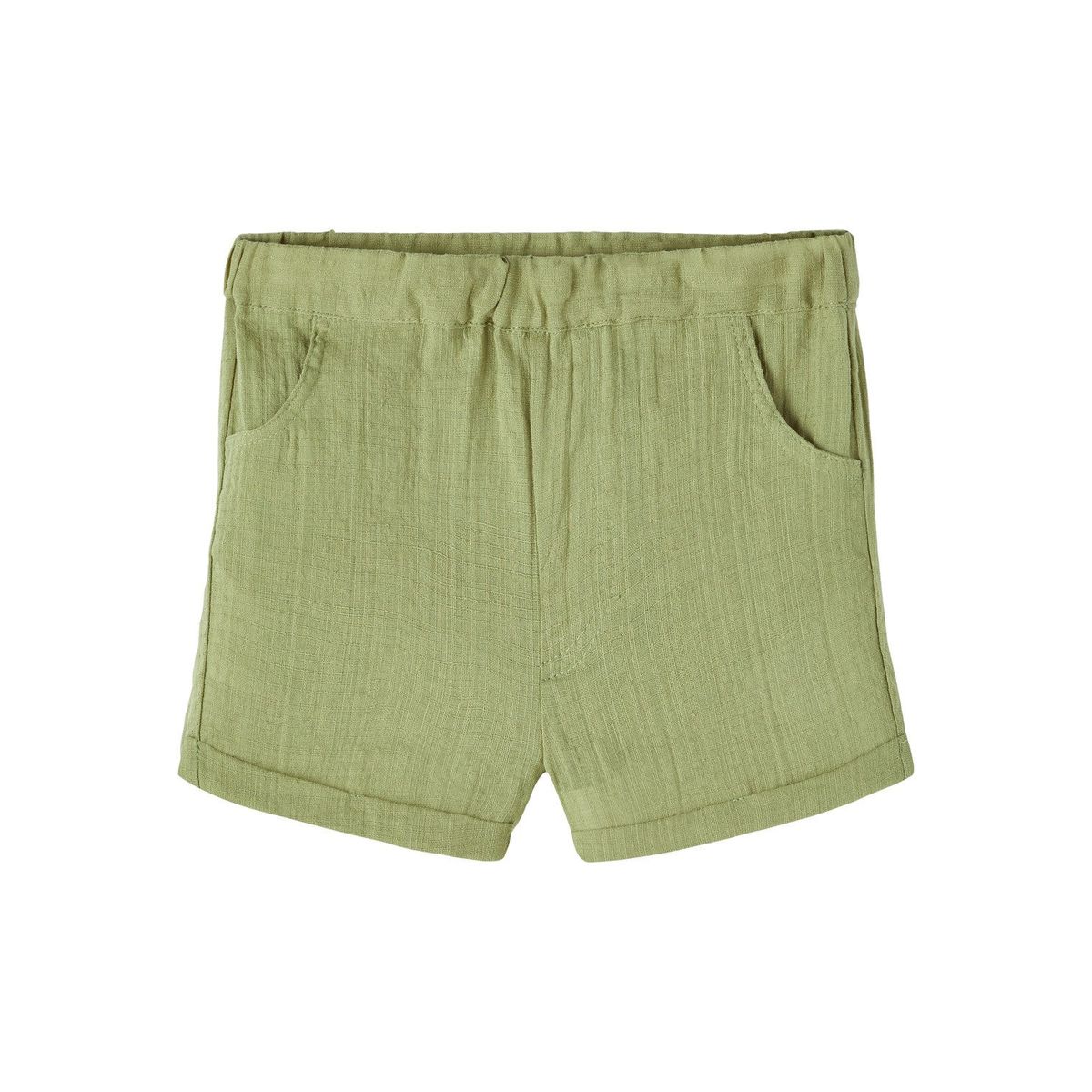 Lil Atelier Hessa Loose Shorts - Sage - 92 cm