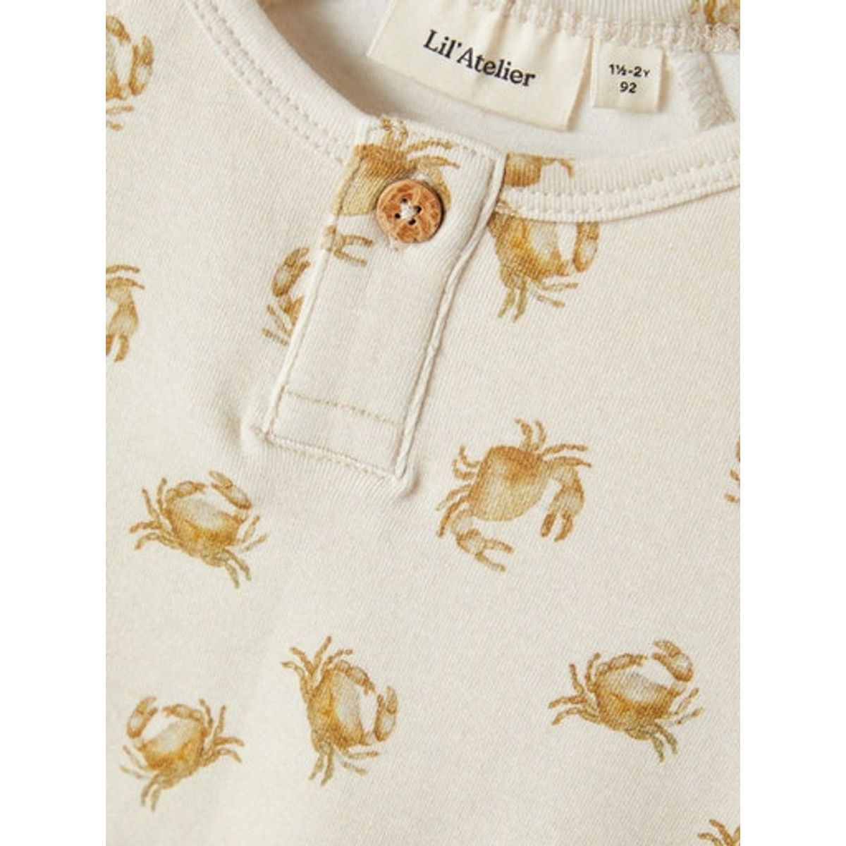 Lil Atelier Slim Top Crabs Turtledove - 92