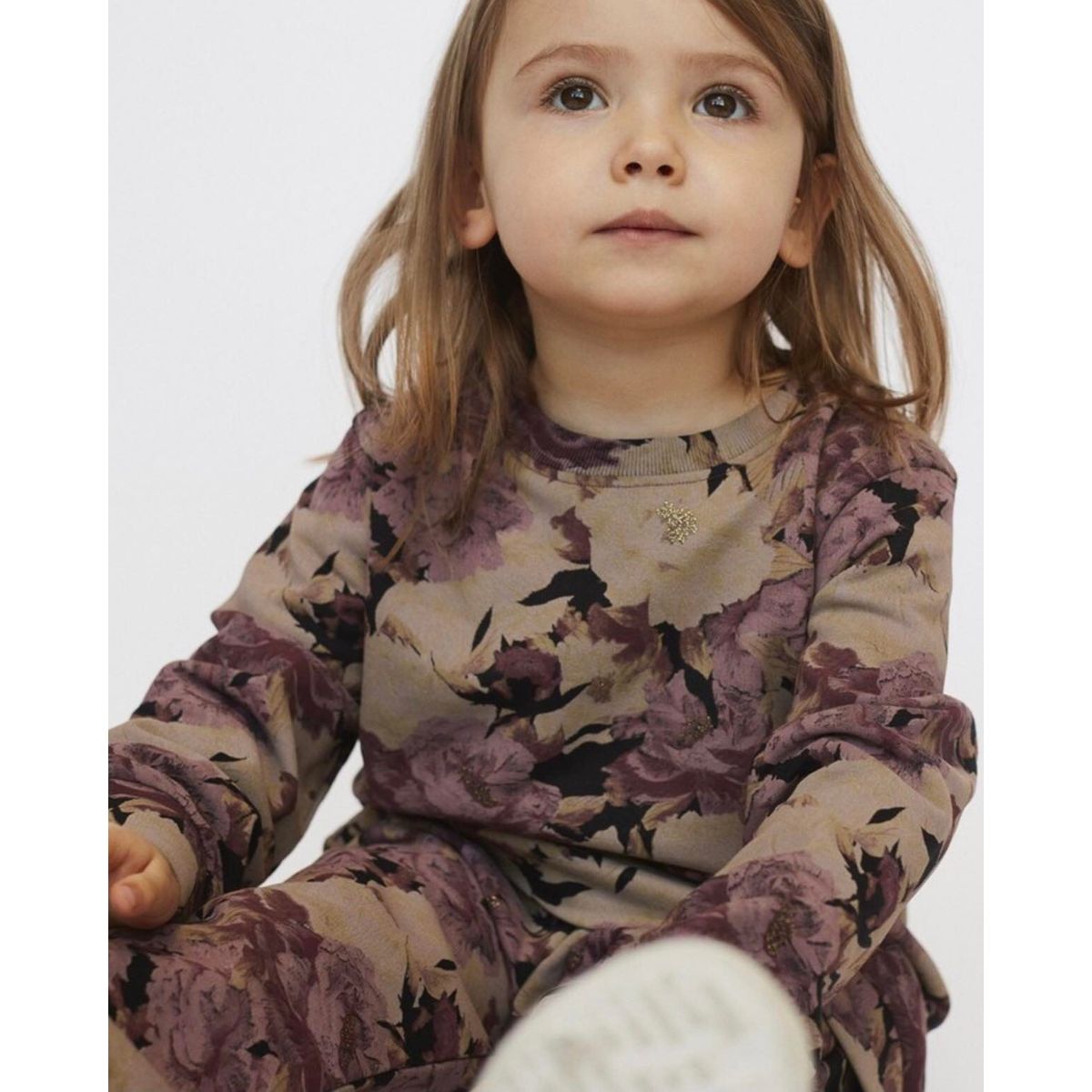 Petit By Sofie Schnoor Sweat Shirt Flower - 80 cm