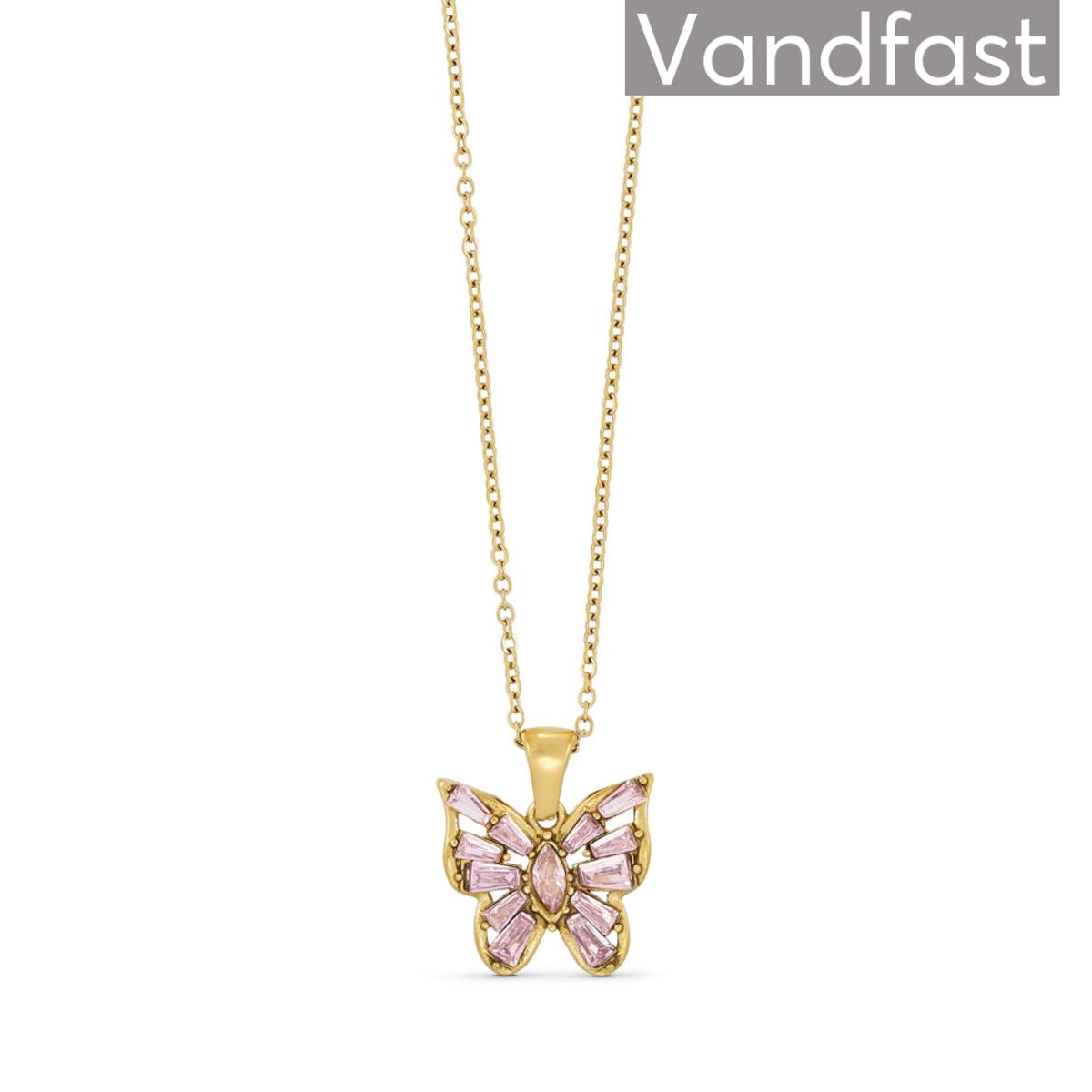 ANNEBRAUNER Butterfly Pink Necklace