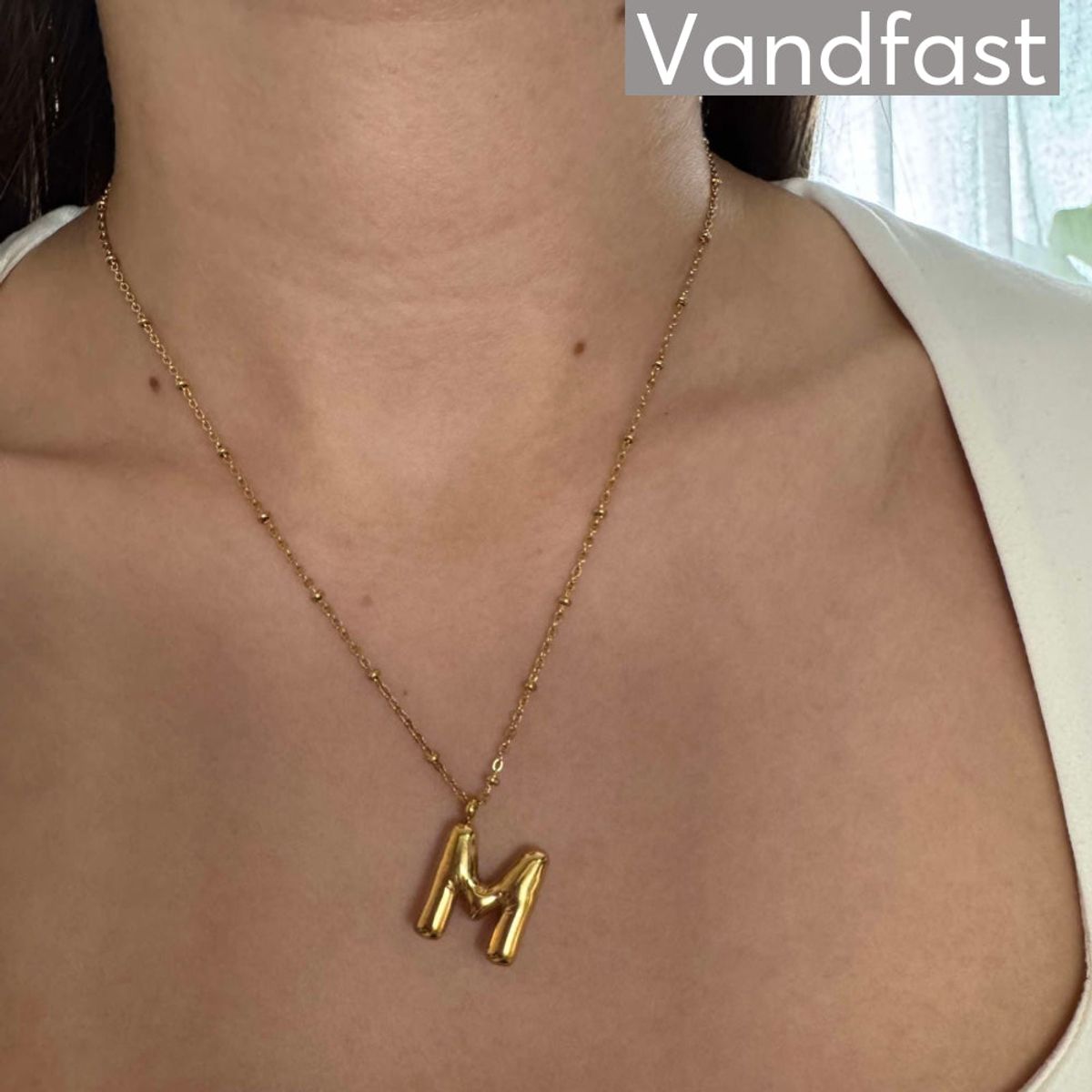 ANNEBRAUNER Balloon Letter Necklace - M