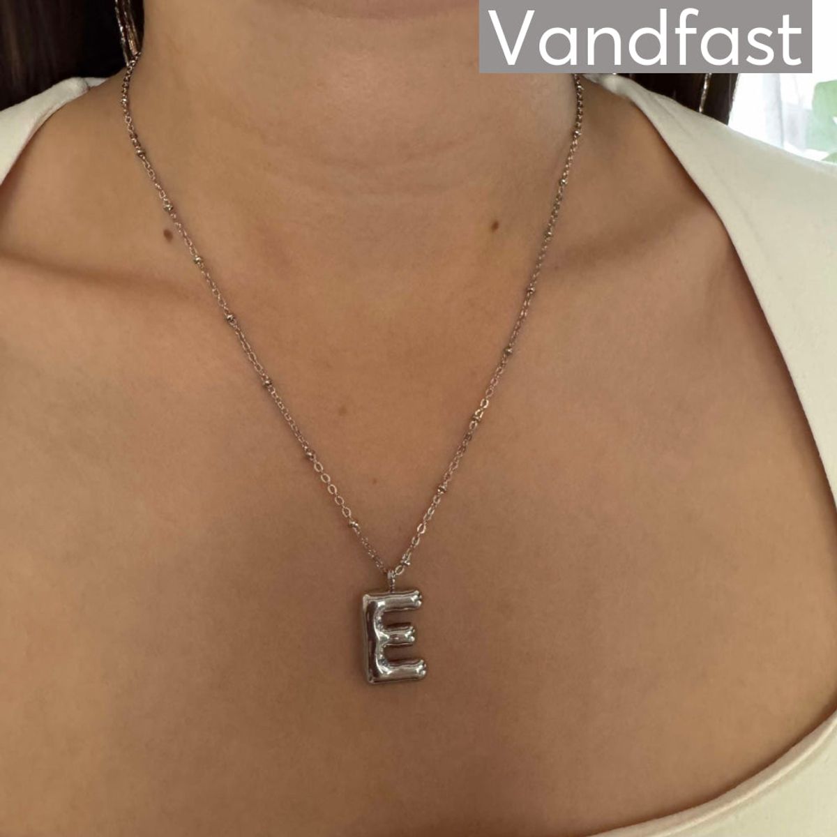 ANNEBRAUNER Balloon Letter Necklace - E