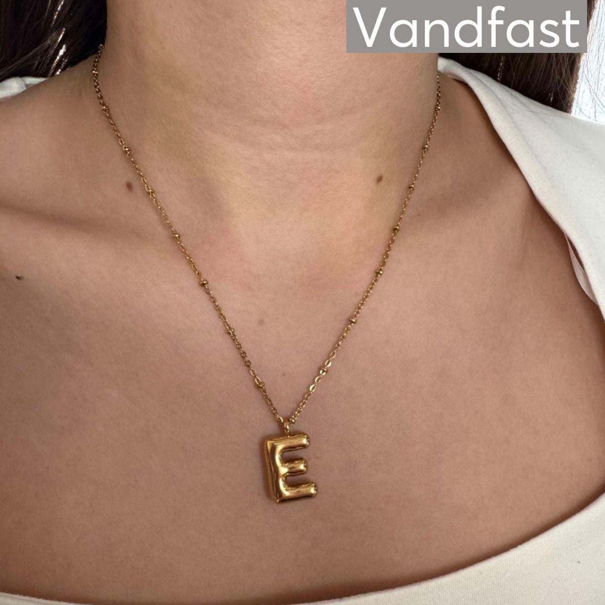 ANNEBRAUNER Balloon Letter Necklace - E