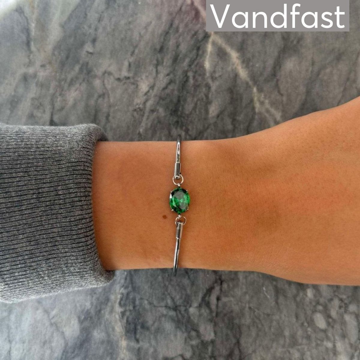 ANNEBRAUNER Flora Bracelet Green