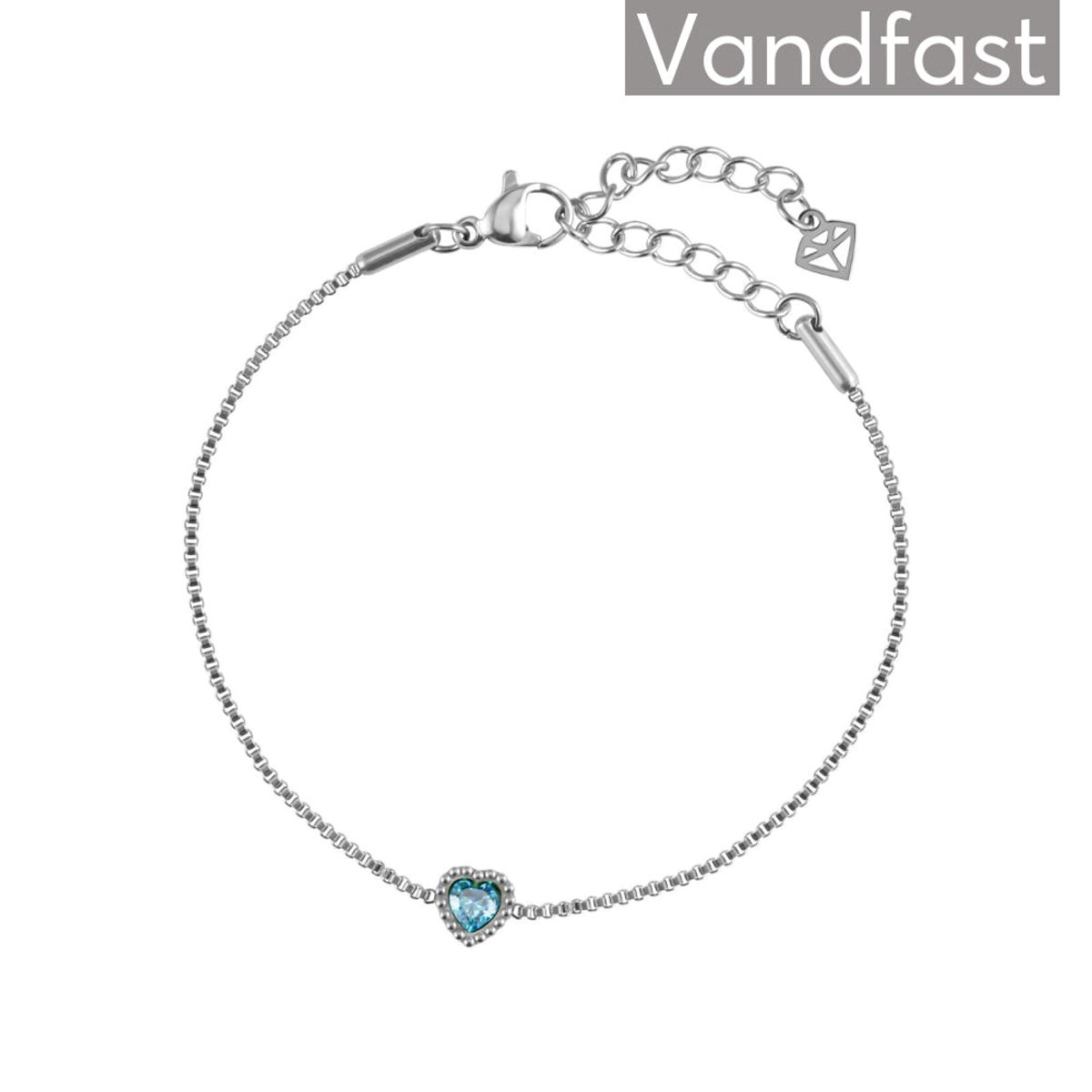 ANNEBRAUNER Heart Bracelet Aqua