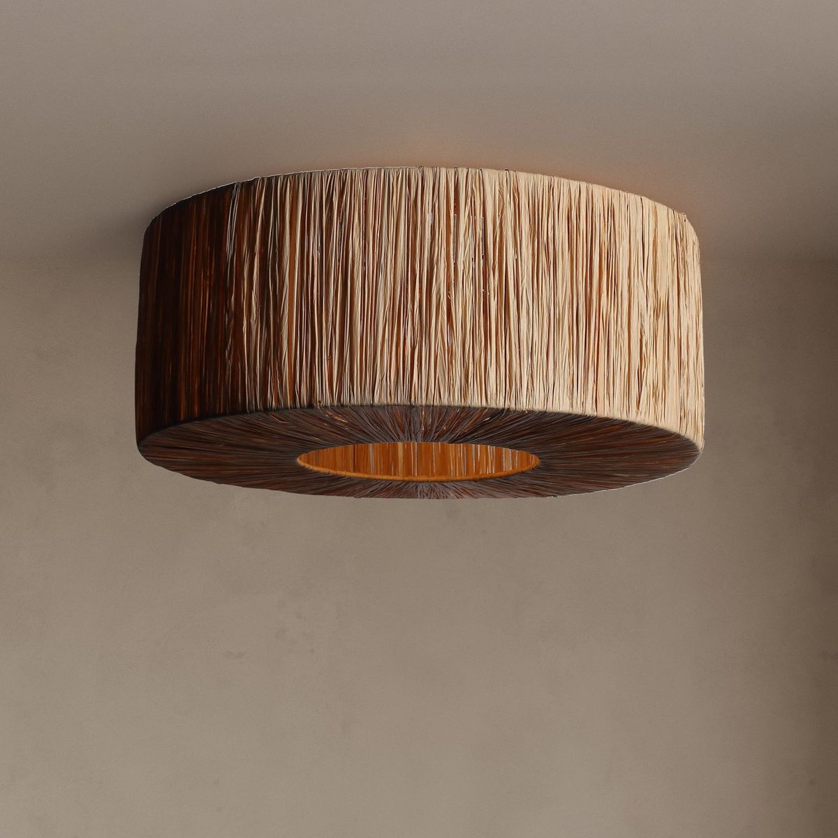 Nordic Seasons Raffia Loftlampe Ø46