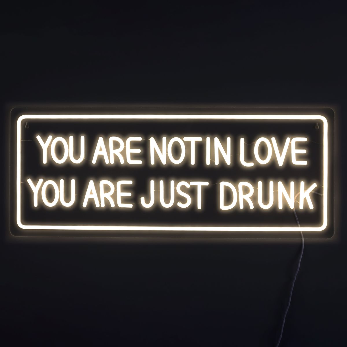 Lightish You Are Not In Love Neon Væglampe