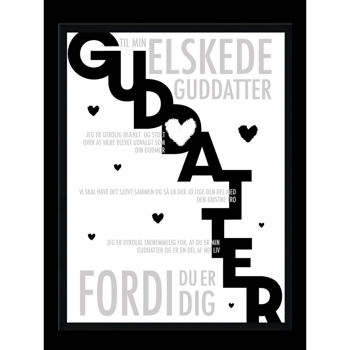 Guddatter plakat - Personlig plakat