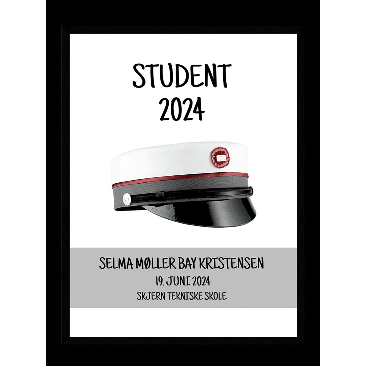 Personlig student plakat