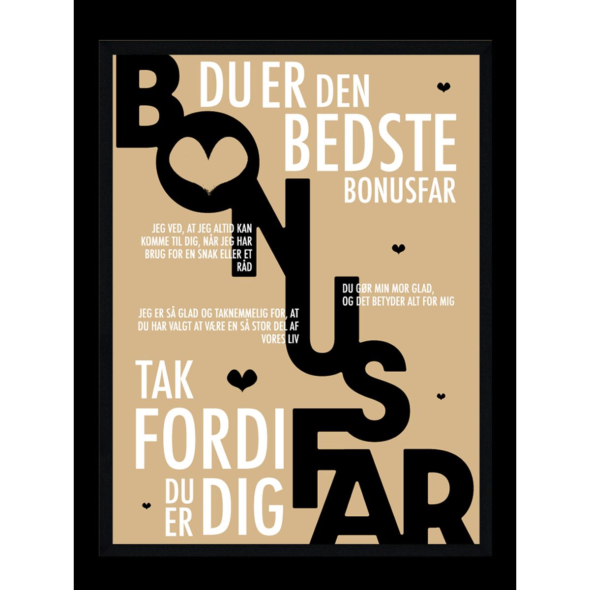 Bonusfar plakat - Personlig plakat