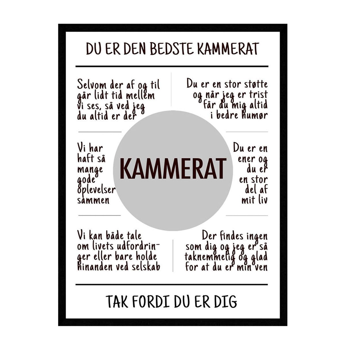 Kammerat plakat